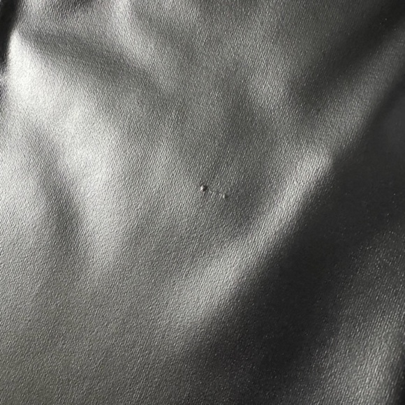 Black High Waist Faux Leather Mini Skirt - Picture 9 of 10